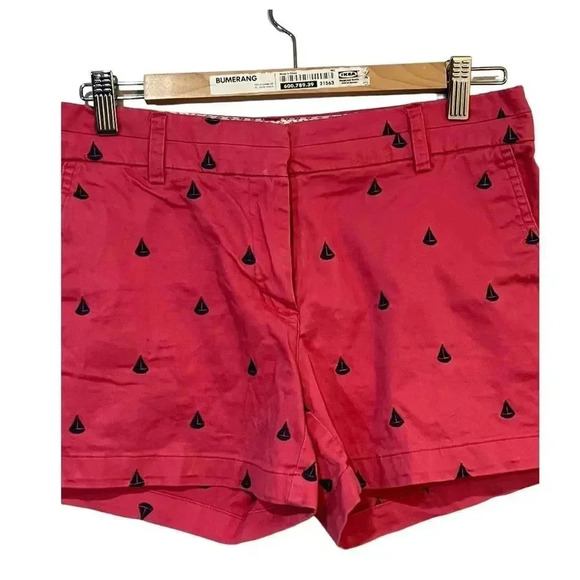 British Khaki size 6 shorts embroidered boats GUC - Picture 2 of 13